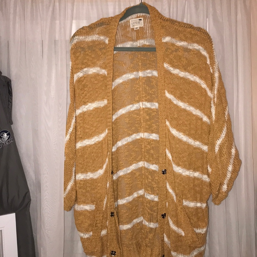 PAC sun striped cardigan